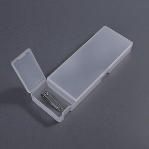 Бокс для хранения мелочей, 2 ячейки, 21x7x2.5 см, белый