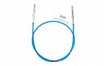 42173 Knit Pro Тросик для съемных спиц SmartStix, длина 35см (готовая длина спиц 60см), синий