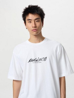 UNIQLO UT - хлопковая футболка с принтом "Евангелион" - 00 WHITE