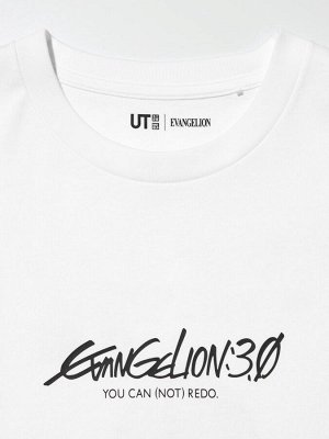UNIQLO UT - хлопковая футболка с принтом "Евангелион" - 00 WHITE