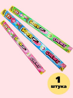 Кислая жевательная конфета Sour Chews Johny Bee 30 гр
