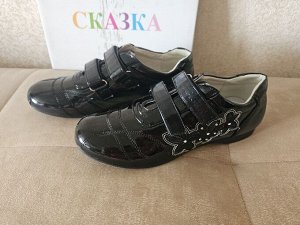 Туфли чёрный лак Сказка р.36