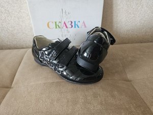 Туфли чёрный лак Сказка р.36