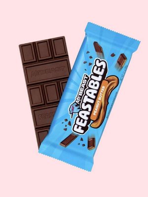 Молочный шоколад с арахисовым маслом Мистера Биста Mr.Beast DEEZ NUTZ / feastables 60 гр