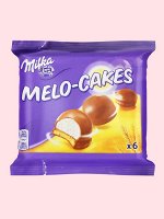 Печенье с воздушным суфле в молочном шоколаде Milka Melo Cakes / Мело кейк 100 гр