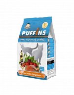 Сухой корм 400г &quot;PUFFINS&quot; для кошек ВКУСНАЯ КУРОЧКА
