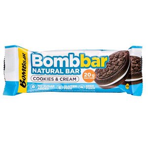 Батончик Bombbar протеиновый COOKIES & CREAM 60 г 1/20