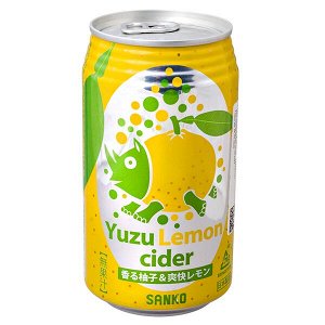 напиток SANKO Yuzu Lemon Cider (ЯПОНИЯ) 350 мл ж/б 1/24