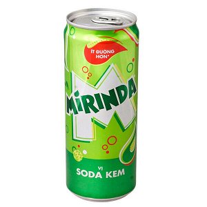 напиток MIRINDA Soda Cream (Вьетнам) 320 мл ж/б 1/24