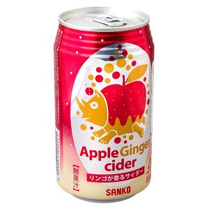 напиток SANKO Apple Ginger Cider (ЯПОНИЯ) 350 мл ж/б 1/24