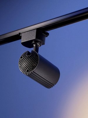 Трековый светильник Luazon lighting, TSL-102, deg, 20 Вт, 1600 Лм, 4000 K, чёрный, свечение нейтральное белое