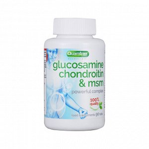 Комплекс для суставов Quamtrax Glucosamine, Chondroitin & MSM - 90 таблеток