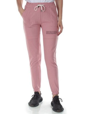 QB-65 PINK Брюки спортивные женские (95% хлопок, 5% стрейч) P&S