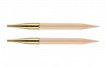 35651 Knit Pro Спицы съемные Basix Birch 3мм для длины тросика 20см, береза, натуральный, 2шт