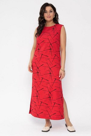 Платье Дария (красное) П13479-1М