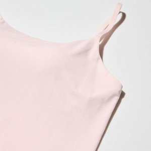 UNIQLO Топ на бретелька с чашками, розовый