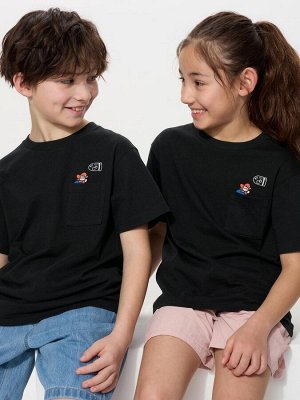 UNIQLO Футболка детская, черный