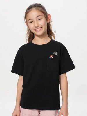 UNIQLO Футболка детская, черный
