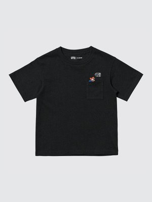 UNIQLO Футболка детская, черный