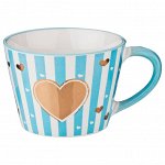 КРУЖКА КОЛЛЕКЦИЯ &quot;LOVE IT....&quot; 360 МЛ 11*8 СМ (КОР=48 ШТ.)