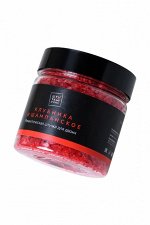 Ароматизированная соль для ванны с лепестками и афродизиаками (клубника и шампанское) 200 г
