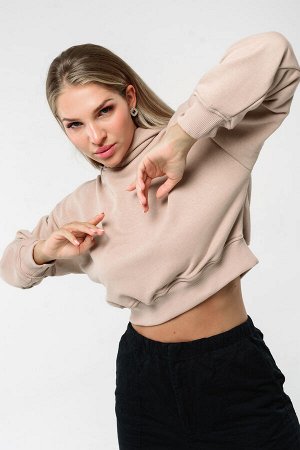 Свитшот 1 оверсайз короткий