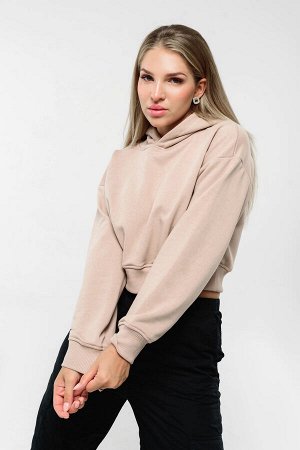 Свитшот 1 оверсайз короткий