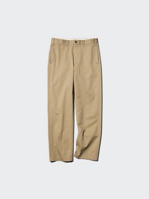 UNIQLO Straight Chino - классические брюки-чинос - 34 BROWN