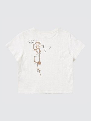UNIQLO Wagara Animals UT Short-Length T-Shirt – футболка с японским узором