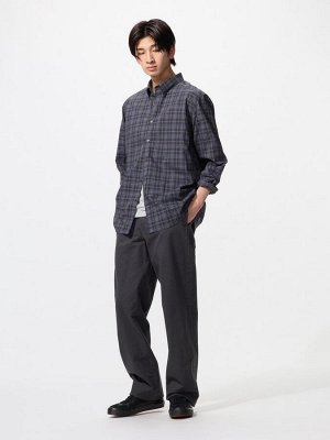 UNIQLO Straight Chino - классические брюки-чинос - 08 DARKGRAY