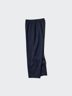 UNIQLO Dry Sweat Curve Pants – брюки из дышащей ткани с изогнутым силуэтом - 09 BLACK