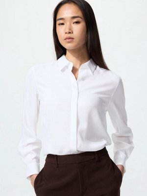 UNIQLO Rayon Blouse – блузка из мягкого поли-рейона