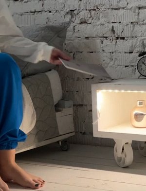 Светодиодная лента на клеящейся основе, 1 метр, IP65, холодно-белый свет, встроенный аккумулятор Li-Ion 1100 мАч, сенсорное управление ULS-R21-2,4W/4000K/1,0M/RECH SENSOR Smart Light