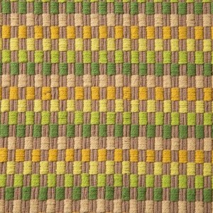 Ковер GRID, 50 х 80 ± 3 см, цвет зеленый/желтый.