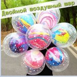 Воздушные шары, хлопушки, конфетти