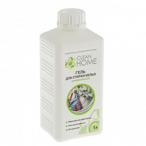 Гель для стирки белья Clean Home универсальный, 1 л