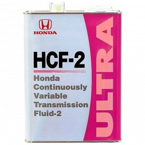 Масло трансмиссионное Honda Continuously Variable Transmission Fluid-2 HCF-2 синтетическое, для вариаторов, 4л, арт. 08260-99964