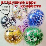 Набор воздушных шаров с конфетти