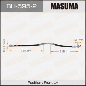 Шланг тормозной MASUMA T-  /front/ RACTIS, IST / NCP120, NCP110   LH