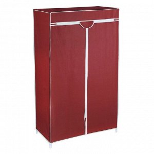 Шкаф для одежды, 75x45x145 см, цвет бордовый