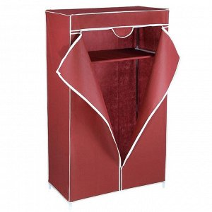 Шкаф для одежды, 75x45x145 см, цвет бордовый