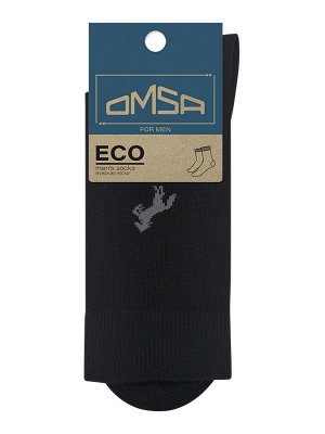 ECO 405  носки мужские Omsa с рисунком на паголенке "лошадка"