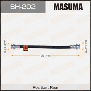 Шланг тормозной Masuma, задний, арт. BH-202