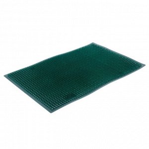 Покрытие ковровое щетинистое 39х59 см "Травка" цвет темно-зеленый