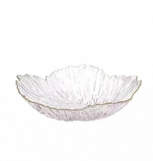 Салатник, d 25 см., стекло, FLOWER  1/24