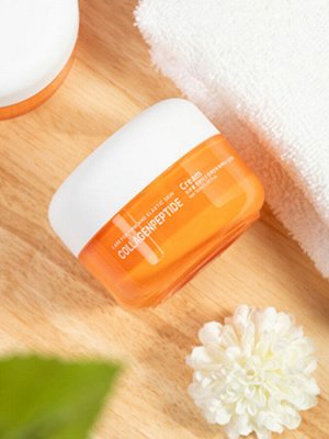 Косметика Jigott Крем для лица с коллагеном и пептидами Collagen + Peptide Cream, 50 мл