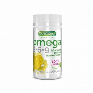 Омега 3 Quamtrax Omega 3-6-9 - 60 гелевых капсул