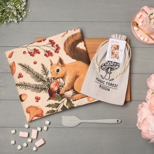 Набор подарочный Magic forest: полотенце 40x73 см, лопатка