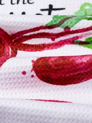 Полотенце Доляна Beet, 40x60±3 см, 100% п/э, микрофибра