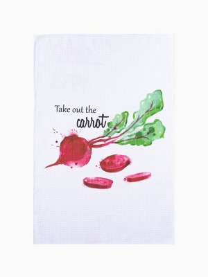 Полотенце Доляна Beet, 40x60±3 см, 100% п/э, микрофибра
